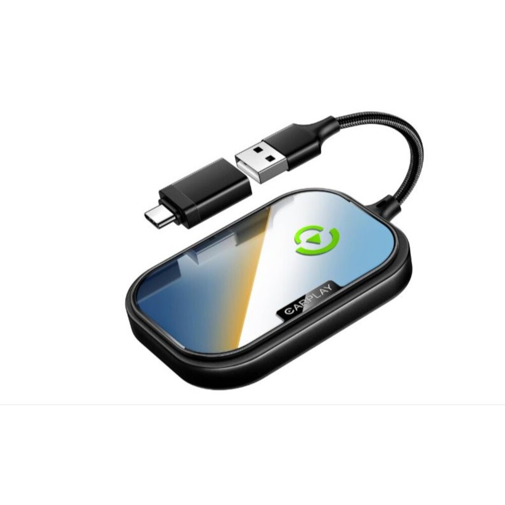 Wireless CarPlay Adapter for Apple iPhone, Converts Factory Wired CarPlay